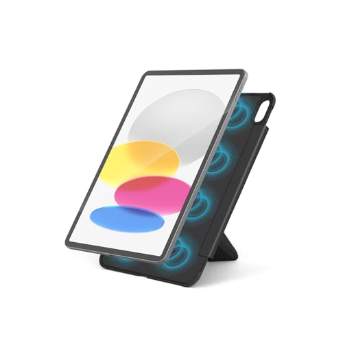 Bettdow Hülle für iPad A16 11. Generation 2025 /ipad 10. Generation 10.9 Zoll 2022, Horizontaler/Vertikaler Ständer, Dünne Leichte PU Leder Magnetisch Hülle mit Auto Schlaf/Aufwach Funktion, Schwarz von Bettdow