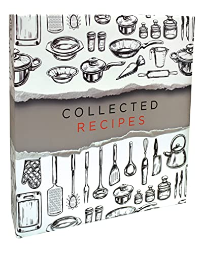 Better Kitchen Products Rezeptbuch, ganzseitiges 3-Ring-Standardordner-Set (mit 50 Seitenschutzfolien und 12 Registerkarten für Kategorie), 29,2 x 30,5 cm, schlankes Küchendesign von Better Kitchen Products