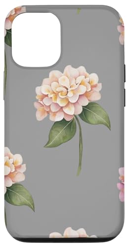 Hortensien-Design, weich, Aquarell, Boho-Stil auf Grau Hülle für iPhone 12/12 Pro Hortensien-Design, weich, Aquarell, Boho-Stil auf Grau Hülle für iPhone 12/12 Pro von Better You Tees Etc.