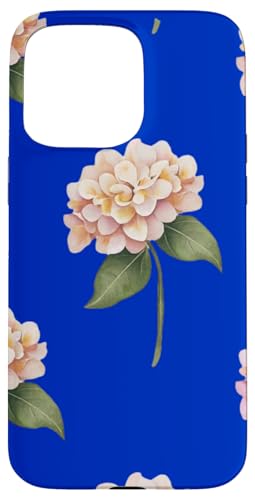 Hortensien-Design, weich, Aquarell, Boho-Stil auf Königsblau Hülle für iPhone 15 Pro Max Hortensien-Design, weich, Aquarell, Boho-Stil auf Königsblau Hülle für iPhone 15 Pro Max von Better You Tees Etc.