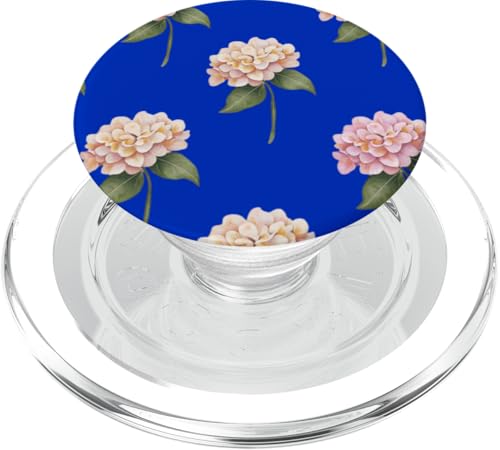 Hortensien-Design, weich, Aquarell, Boho-Stil auf Königsblau PopSockets PopGrip für MagSafe Hortensien-Design, weich, Aquarell, Boho-Stil auf Königsblau PopSockets PopGrip für MagSafe von Better You Tees Etc.