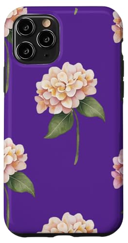 Hortensien-Design, weich, Aquarell, Boho-Stil auf Lila Hülle für iPhone 11 Pro Hortensien-Design, weich, Aquarell, Boho-Stil auf Lila Hülle für iPhone 11 Pro von Better You Tees Etc.