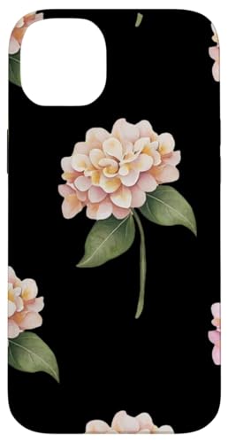 Hortensien-Design, weich, Aquarell, Boho-Stil auf Schwarz Hülle für iPhone 14 Plus Hortensien-Design, weich, Aquarell, Boho-Stil auf Schwarz Hülle für iPhone 14 Plus von Better You Tees Etc.