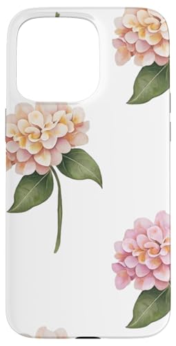 Hortensien-Design, weich, Aquarell, Boho-Stil auf Weiß Hülle für iPhone 15 Pro Max Hortensien-Design, weich, Aquarell, Boho-Stil auf Weiß Hülle für iPhone 15 Pro Max von Better You Tees Etc.