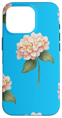Hortensien-Design, weich, Aquarell, Boho-Stil auf Weiß Hülle für iPhone 16 Pro von Better You Tees Etc.