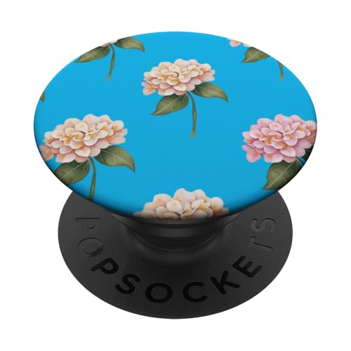Hortensien-Design, weich, Aquarell, Boho-Stil auf Weiß PopSockets Klebender PopGrip Hortensien-Design, weich, Aquarell, Boho-Stil auf Weiß PopSockets Klebender PopGrip von Better You Tees Etc.
