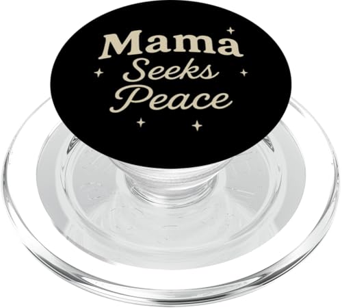 Mama Seeks Peace Christian Mom Betende Ehefrau Design PopSockets PopGrip für MagSafe Mama Seeks Peace Christian Mom Betende Ehefrau Design PopSockets PopGrip für MagSafe von Better You Tees Etc.