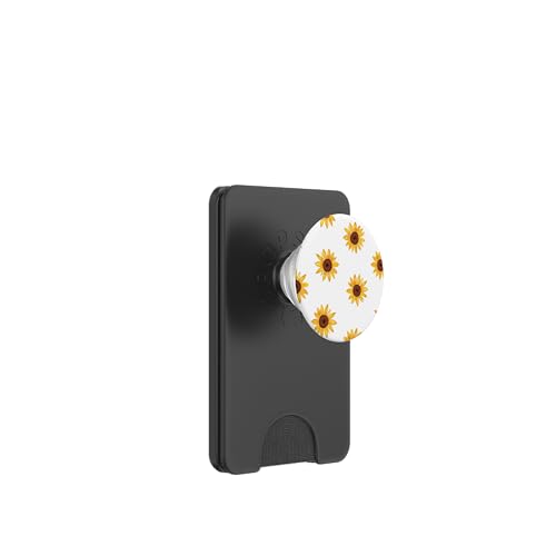 Sonnenblumen-Design, weich, Aquarell, Boho-Stil auf Weiß PopSockets PopWallet für MagSafe Sonnenblumen-Design, weich, Aquarell, Boho-Stil auf Weiß PopSockets PopWallet für MagSafe von Better You Tees Etc.