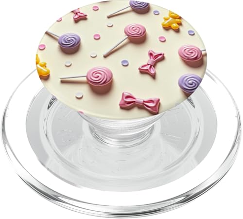 Süßes, lustiges Süßigkeiten-Design in sanften Pastellfarben PopSockets PopGrip für MagSafe Süßes, lustiges Süßigkeiten-Design in sanften Pastellfarben PopSockets PopGrip für MagSafe von Better You Tees Etc.