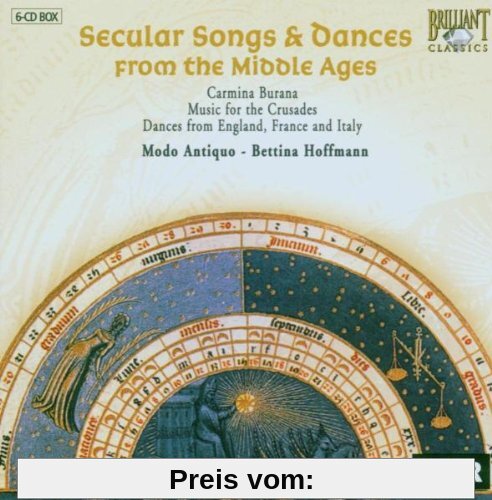Secular Songs & Dances from the Middle Ages: Carmina Burana; Music for the Crusades; Dances from England, France and Italy von Bettina Hoffmann