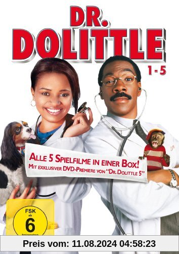 Dr. Dolittle 1-5 [5 DVDs] von Betty Thomas