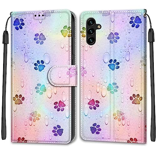 Betunistoy Handyhülle für Samsung Galaxy A13 5G Hülle, Standfunktion Kartenfach Wallet Premium Leder Schutzhülle für Samsung Galaxy A04 4G / A04S / M13 5G Flip Case Cover Stoßfeste Klapphülle von Betunistoy