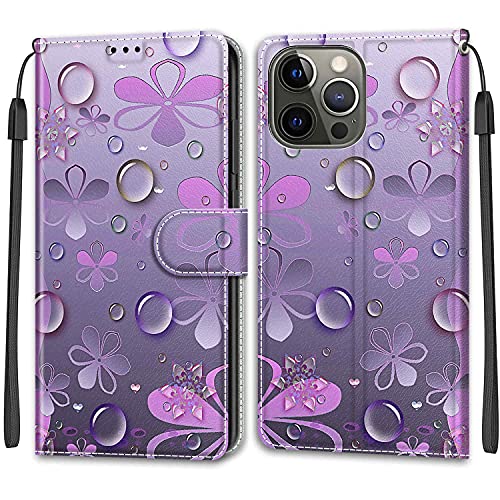 Betunistoy Handyhülle für iPhone 13 Pro Hülle, Standfunktion Kartenfach Wallet Premium Leder Schutzhülle iPhone 13 Pro Flip Case Cover Stoßfeste Klapphülle von Betunistoy