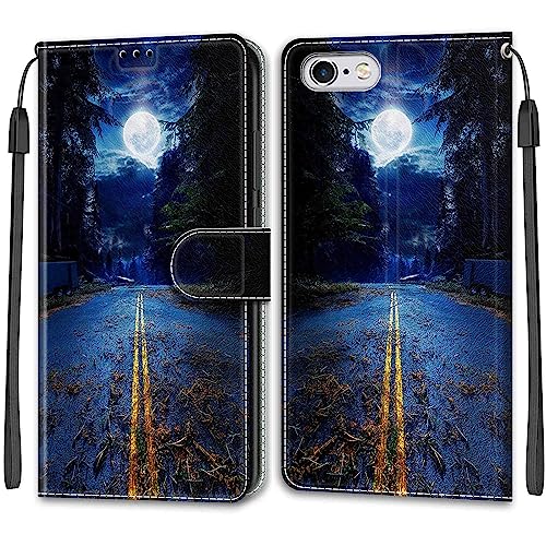 Betunistoy Handyhülle für iPhone 6/ iPhone 6S Hülle, Standfunktion Kartenfach Wallet Premium Leder Schutzhülle iPhone 6/6S Flip Case Cover Stoßfeste Klapphülle von Betunistoy