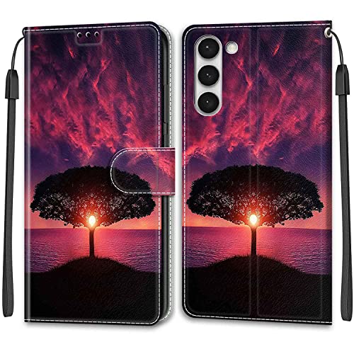 Handyhülle für Samsung Galaxy S23 Hülle Leder [Standfunktion] [Kartenfach] Klapphülle Flip Case Magnetisch Klapphülle Wallet Lederhülle Cover Klappbar Schutzhülle für Samsung S23 Hülle von Betunistoy