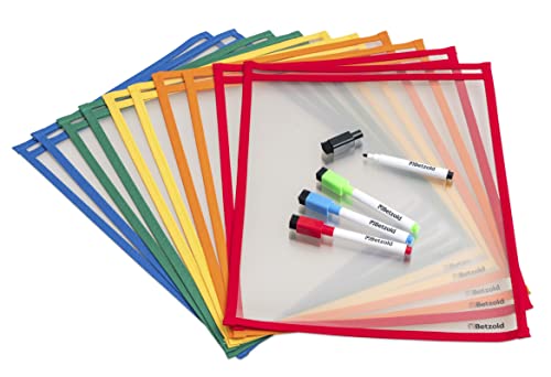 Betzold 765609 - Lerntaschen-Set Referendariat - A4 Hülle Dry Erase Schulschreibsets von Betzold