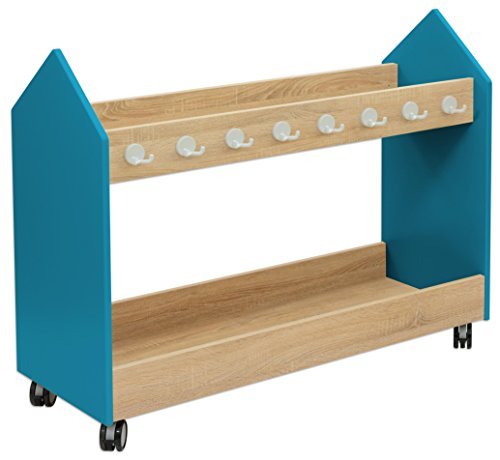 Betzold - EduCasa Taschenwagen groß - Mobile Garderobe, Kindergarten-Ausstattung von Betzold