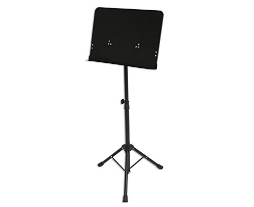 Betzold Musik - Notenständer schwarz, klappbar, Metallplatte, höhenverstellbar - Notenpult Orchesterpult Betzold Musik - Notenständer schwarz, klappbar, Metallplatte, höhenverstellbar - Notenpult Orchesterpult von Betzold