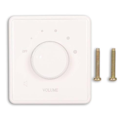 10 W Wand-Lautstärkeregler, Plattendrehknopf Für Hi-Fi-Heim-Audio-Lautsprecher, Lautstärkeregler, Wandlautsprecher-Lautstärkeregler Lautsprecher-Controller Wandschalter Für Heimlautsprecher(Weiß) 10 W Wand-Lautstärkeregler, Plattendrehknopf Für Hi-Fi-Heim-Audio-Lautsprecher, Lautstärkeregler, Wandlautsprecher-Lautstärkeregler Lautsprecher-Controller Wandschalter Für Heimlautsprecher(Weiß) von Beufee
