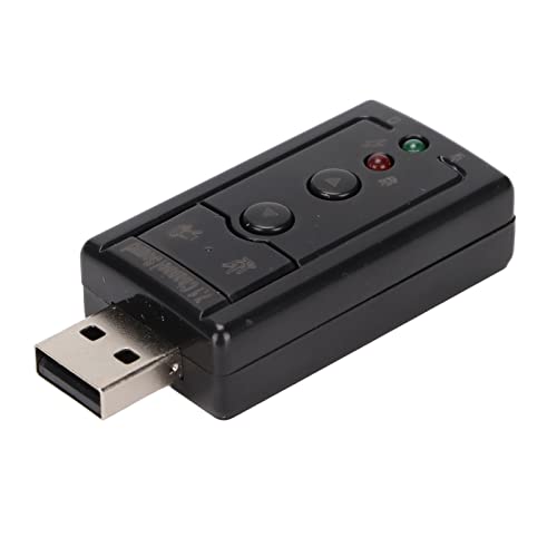 USB-Soundkarte, Externe Soundkarten, 7.1-Kanal-Virtual-USB-3D-Stereo-Audio-Adapter, USB-zu-Audio-Klinkenadapter Mit 3,5 Mm Und Mikrofonanschlüssen USB-Soundkarte, Externe Soundkarten, 7.1-Kanal-Virtual-USB-3D-Stereo-Audio-Adapter, USB-zu-Audio-Klinkenadapter Mit 3,5 Mm Und Mikrofonanschlüssen von Beufee