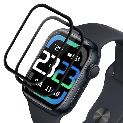 2 Stück Schutzfolie für Apple Watch Series 7/8/9 41mm Panzer schutzglas, fullscreen panzerglas, 9H Härte, Anti-Kratzen für Apple Watch Series 7/8/9 41mm schutzfolie 2 Stück Schutzfolie für Apple Watch Series 7/8/9 41mm Panzer schutzglas, fullscreen panzerglas, 9H Härte, Anti-Kratzen für Apple Watch Series 7/8/9 41mm schutzfolie von Beukei