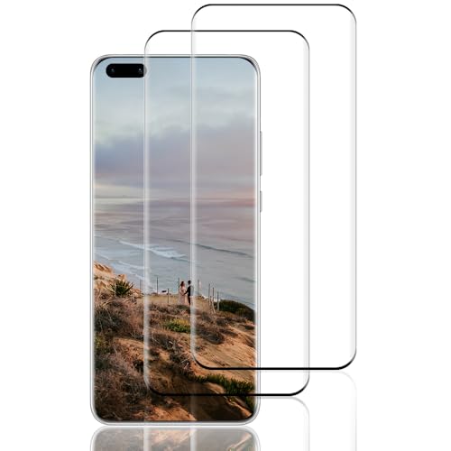 Beukei 2 Stück Panzer Schutz Glas für Huawei P40 Pro, Folie Panzerglas,[9H Härte][HD Klare][Blasenfrei][Anti-Kratzen] Glass Protector von Beukei
