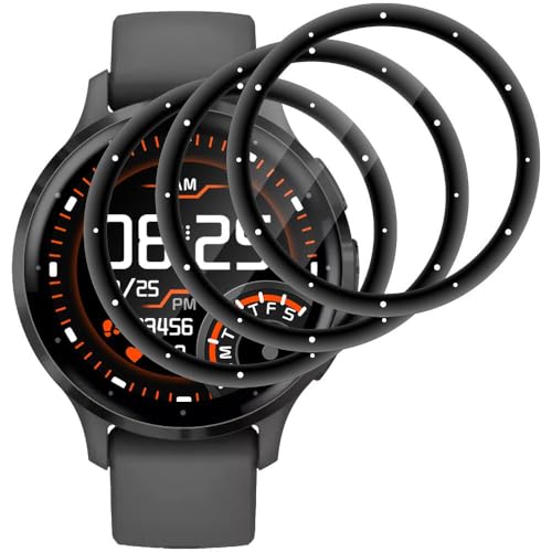 Beukei 3 Stück Panzer Schutz Glas für Garmin Venu 3s, Panzerfolie Glass,[9H Härte][HD Klare][Blasenfrei][Anti-Kratzen] Panzerglas Schutzfolie von Beukei