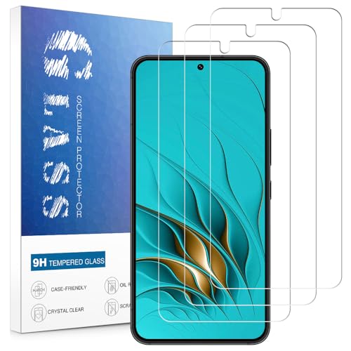 Beukei 3 Stück Panzer Schutz Glas für Samsung Galaxy S24, Glasschutzfolie[9H Härte][Fingerabdruck-ID-Kompatibel][HD Klare][Anti-Kratzen] Displayschutz von Beukei