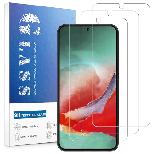 Beukei 3 Stück Panzer Schutz Glas für Samsung Galaxy S24 Plus/ S24+, Glasschutzfolie[9H Härte][Fingerabdruck-ID-Kompatibel][HD Klare][Anti-Kratzen] Displayschutz von Beukei