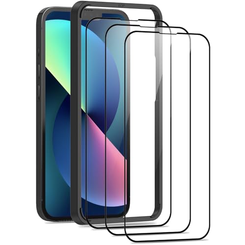 Beukei 3 Stück Panzer Schutz Glas für iPhone 13/13 Pro/ 14 mit Installationsrahmen, Schutzfolie, HD Glas Displayschutz, 9H Härte, Anti- Kratzer,Blasenfrei, Panzerfolie Beukei 3 Stück Panzer Schutz Glas für iPhone 13/13 Pro/ 14 mit Installationsrahmen, Schutzfolie, HD Glas Displayschutz, 9H Härte, Anti- Kratzer,Blasenfrei, Panzerfolie von Beukei