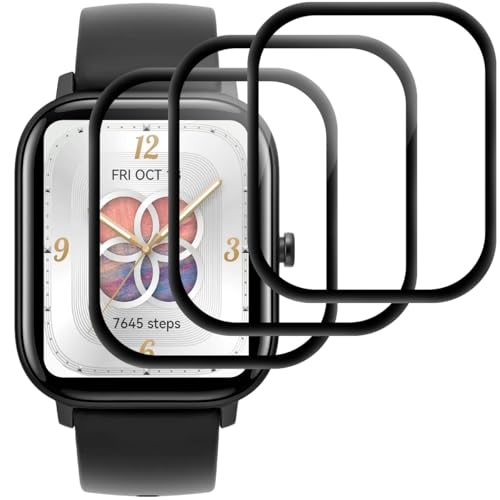 Beukei Panzer Schutz Glas für Amazfit GTS 2 mini, 2 Stück Displayschutzfolie, [9H Härte][Blasenfrei][HD Klare][Anti-Kratzen] Displayschutz von Beukei