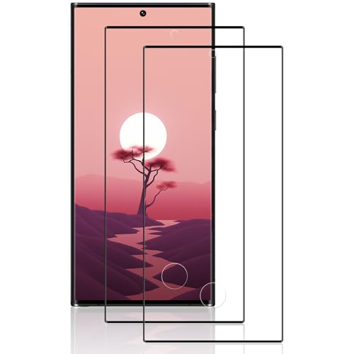 Beukei Panzer Schutz Glas für Samsung Galaxy S22 Ultra, 2 Stück Glasschutz[Anti-Kratzen][Fingerabdruck kompatibel][9H Härte] Panzerfolie von Beukei