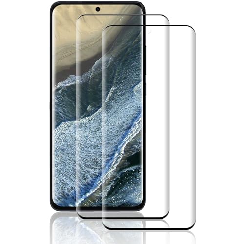 Beukei Panzer Schutz Glas für Xiaomi 12 Pro, 2 Stück Glasschutz[Anti-Kratzen][Fingerabdruck kompatibel][9H Härte] Panzerfolie von Beukei