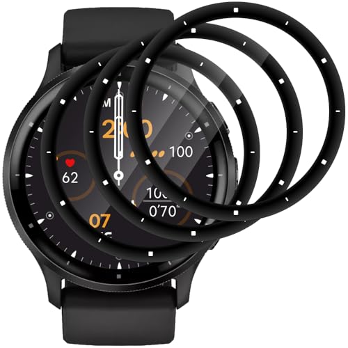 Beukei Panzer Schutz Glas für Garmin Venu 3, 3 Stück handy folie[Anti-Kratzen][Sans Bulless][Fingerabdruck kompatibel][9H Härte] schutzfolien von Beukei