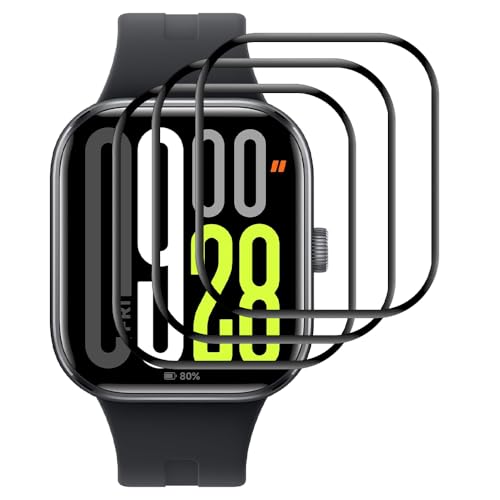 Beukei Panzer Schutz Glas für Xiaomi Redmi Watch 5, 3 Stück handy folie[Anti-Kratzen][Sans Bulless][Fingerabdruck kompatibel][9H Härte] schutzfolien von Beukei