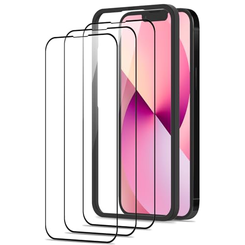 Beukei Panzer Schutz Glas für iPhone 13 Mini mit Installationsrahmen, 3 Stück Schutzfolie, Panzer schutzglas[HD Glas Displayschutz][9H Härte][Anti-Kratzen] Glass von Beukei