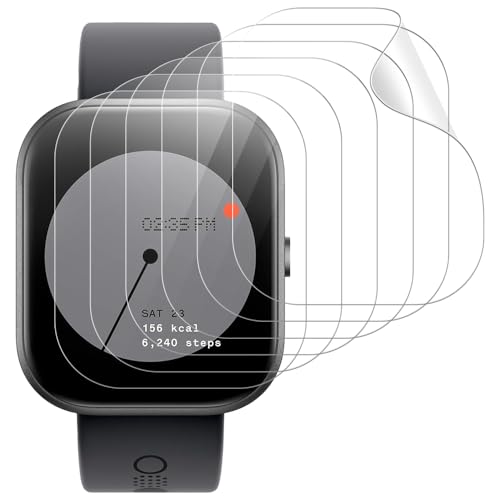 Beukei Weicher TPU Schutzfolie kompatibel für Nothing Watch Pro, 6 Stück Handy Folie Weich HD[Blasenfrei] Screen Protector von Beukei