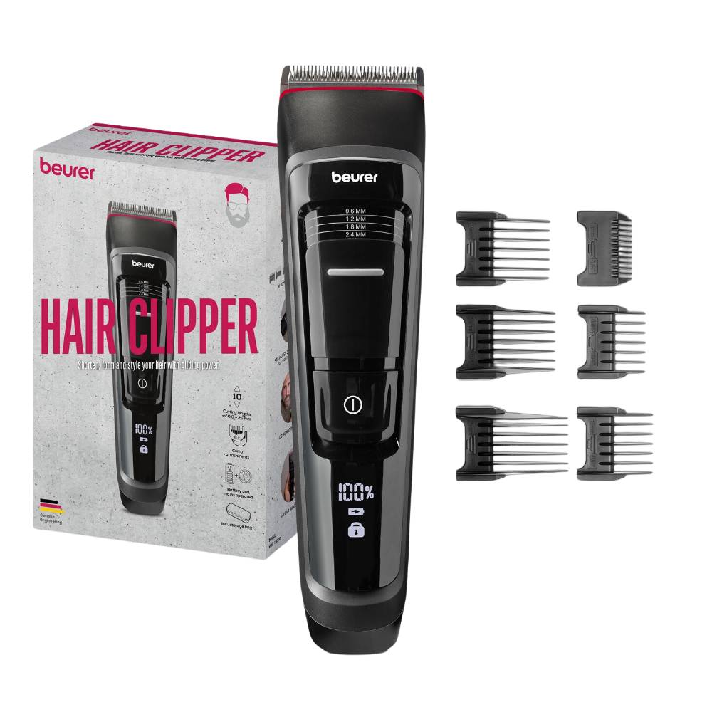Beurer MN5X Haarschneider 100.58 Akku/Netz 6 Aufsätze 3/6/10/16/19/25mm Beurer MN5X Haarschneider 100.58 Akku/Netz 6 Aufsätze 3/6/10/16/19/25mm von Beurer GmbH