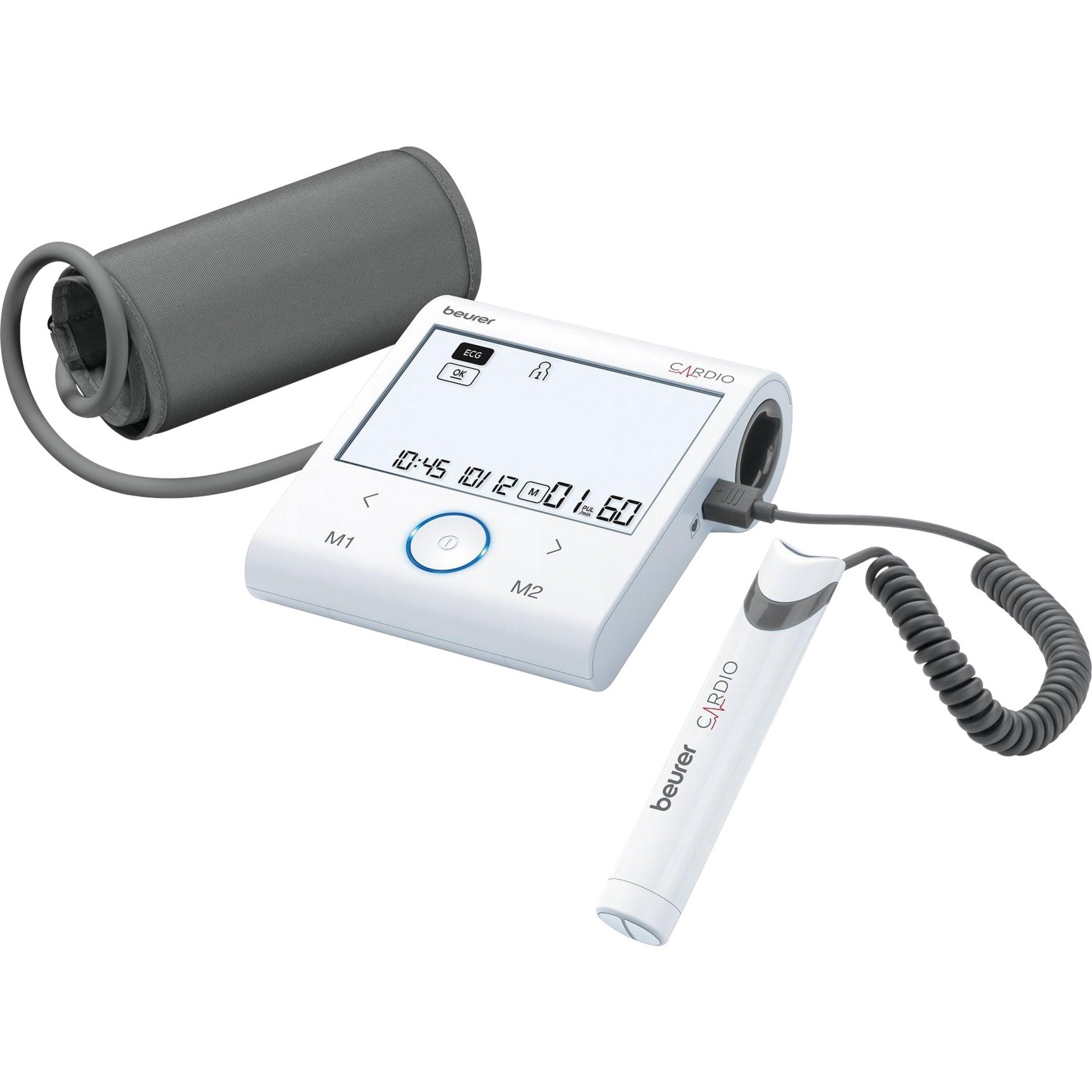 BM 96 Cardio mit EKG-Funktion, Blutdruckmessgerät BM 96 Cardio mit EKG-Funktion, Blutdruckmessgerät von Beurer