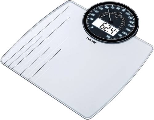 Beurer GS 58 Digitale Personenwaage Wägebereich (max.)=180kg Weiß, Schwarz von Beurer