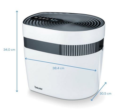Beurer MK 500 Luftreiniger 681.19 3 Stufen bis 50 mÂ² Abschaltautomatik (68119) von Beurer