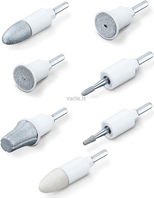 Beurer MP 41 Aufsatz-Nachkaufset 7 Stück, für Maniküre-/Pediküreset (572.13) von Beurer
