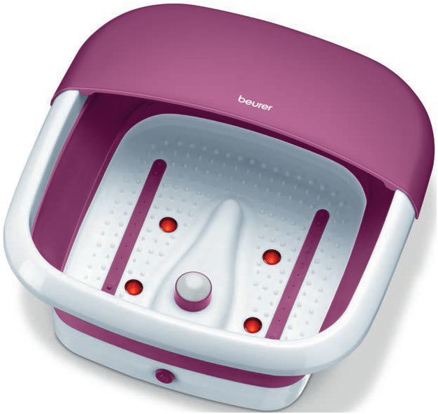 FB 30 Fuß-Sprudelbad weiß/aubergine von Beurer