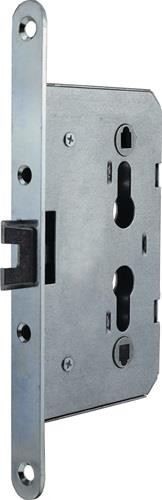 Bever Spezialeinsteckschloss f.Metalltüren PZW 20/65/72/8mm DIN L/R verz.rd von Bever