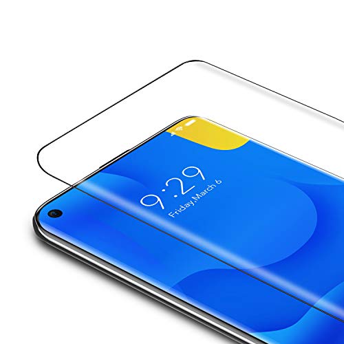 Bewahly Schutzfolie für Xiaomi Mi 10/Mi 10 Pro [2 Stück], Ultra Dünn Panzerfolie HD Displayschutzfolie 9H Härte Glas Folie Curved Full Screen für Xiaomi Mi 10/Mi 10 Pro - Schwarz von Bewahly