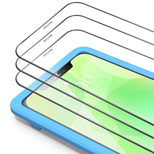 Bewahly Schutzfolie für iPhone 11 Pro Max/XS Max [3 Stück], Ultra Dünn Panzerfolie HD Displayschutzfolie 9H Härte Glas Folie mit Positionierhilfe für iPhone 11 Pro Max/XS Max (6,5 Zoll) - Transparent von Bewahly