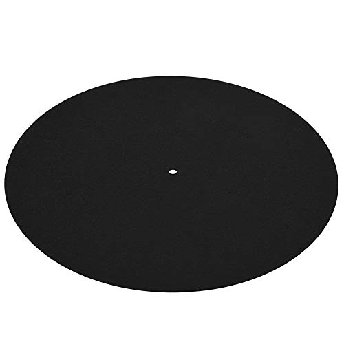 1 STÜCKE ultradünne Schallplatte Antistatische Schallplatte Antistatische Flache Weiche Matte Slipmat Matte Gaming Mouse Pad, 290 mm Durchmesser, 2 mm Dicke von Bewinner