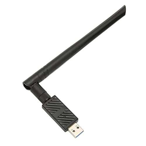 1200 Mbit/s 4.1 USB-WLAN-Adapter, Externer Dualband-Wireless-Netzwerk-Empfänger mit Flexibler 6-dBi-Antenne, WLAN-Adapter mit Großer Reichweite für PC, Laptop, Spiel von Bewinner
