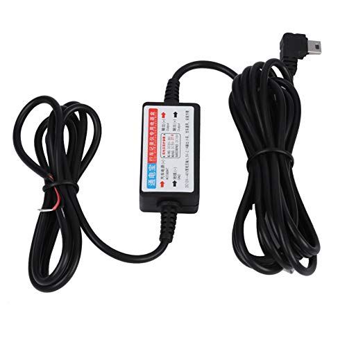 12V zu 5V USB Konverter mit 3 Meter 12V zu 5V Reduzierte Spannung USB Reduzierkabel mit 5 Pin Stecker zum Aufladen des Autorecorders Niederspannungsschutzgarantien von Bewinner