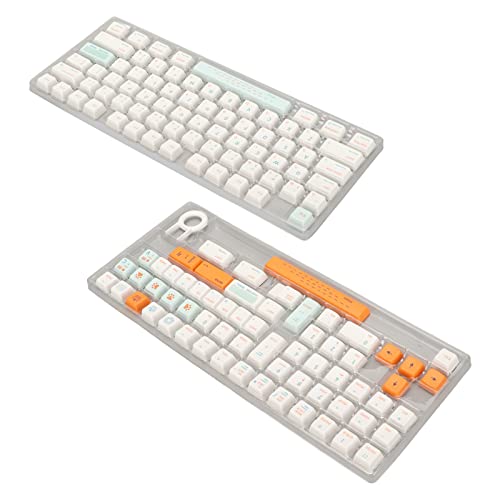 138 Tasten PBT Tastenkappen Set, Benutzerdefinierte Wärmesublimationstastenkappen, DIY Höhen Tastenkappen für Mechanische Gaming Tastatur mit von Bewinner